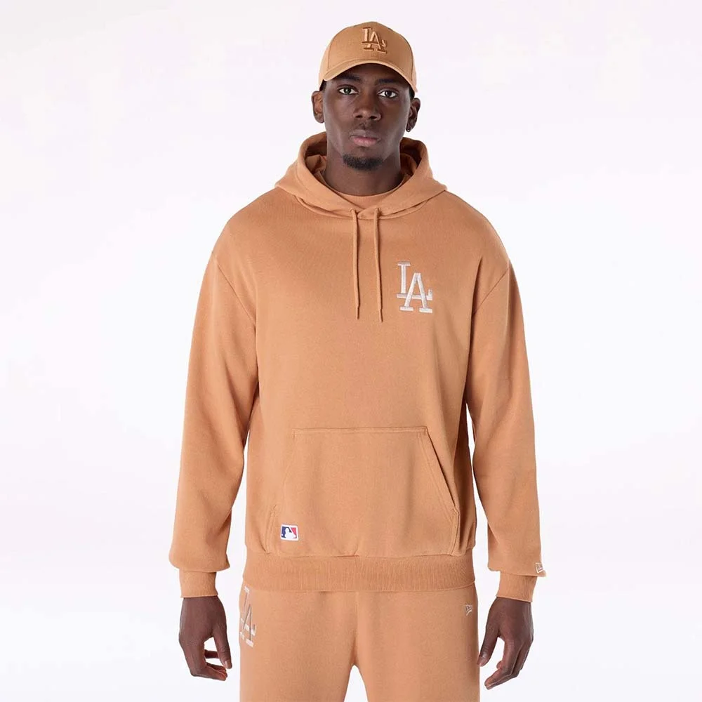 Φωτογραφία προϊόντος: New Era Men's MLB League Essentials Oversized Los Angeles Dodgers Hoodie Καφέ 60596173 (New Era)