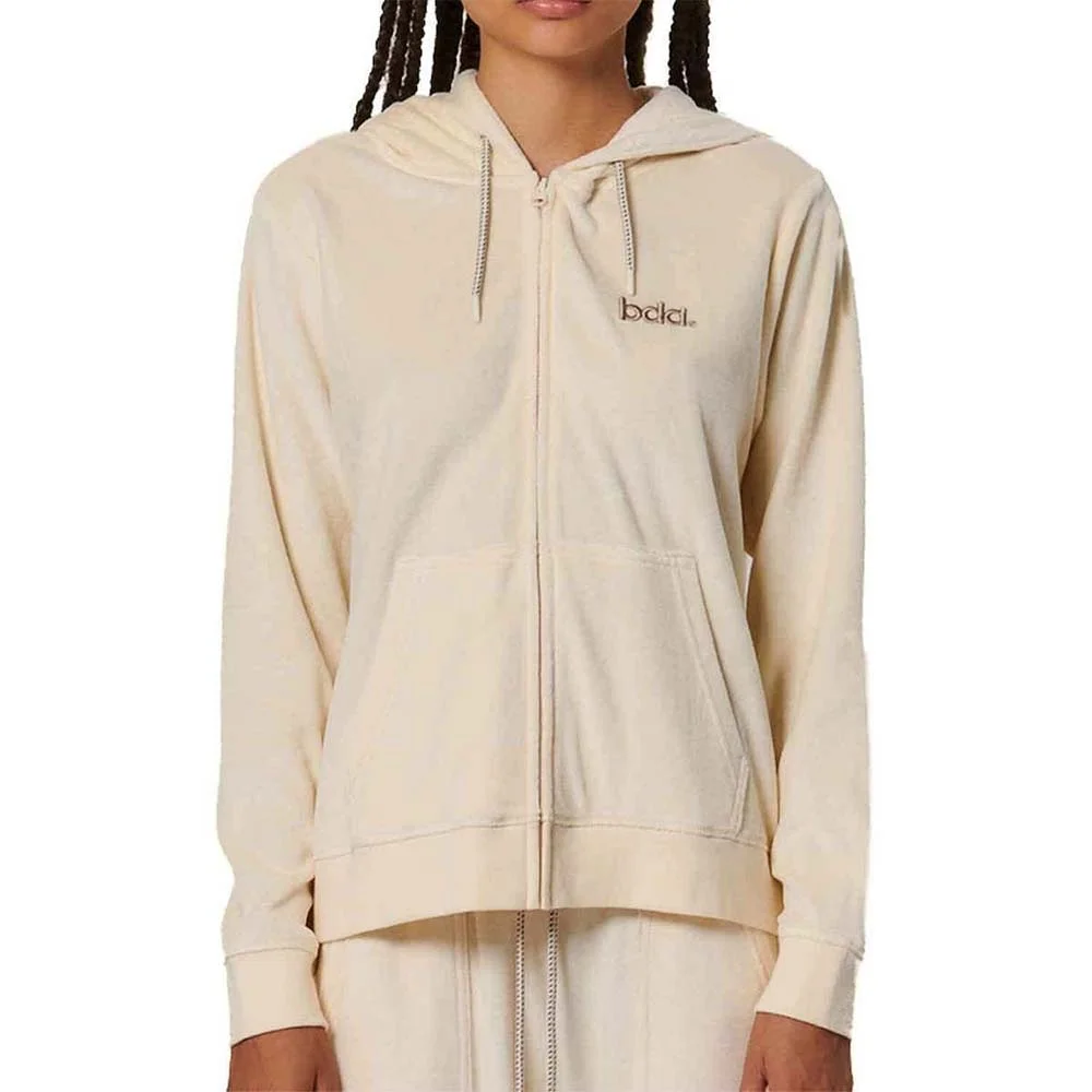 Φωτογραφία προϊόντος: Body Action Women's Velour Hoodie Jacket Εκρού 071518-05 (Body Action)