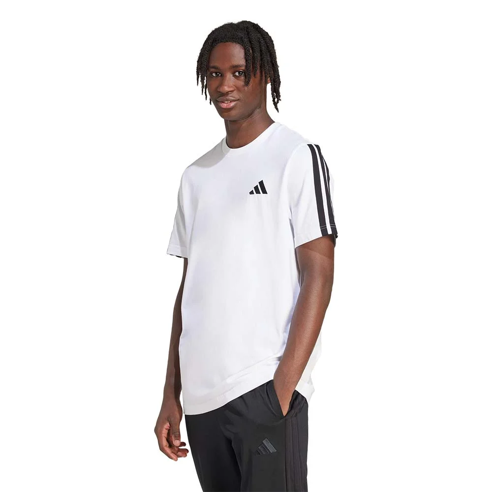 Φωτογραφία προϊόντος: adidas Sportswear Men's 3Stripes Single Jersey T-Shirt Άσπρο JV6784 (adidas Sportswear)