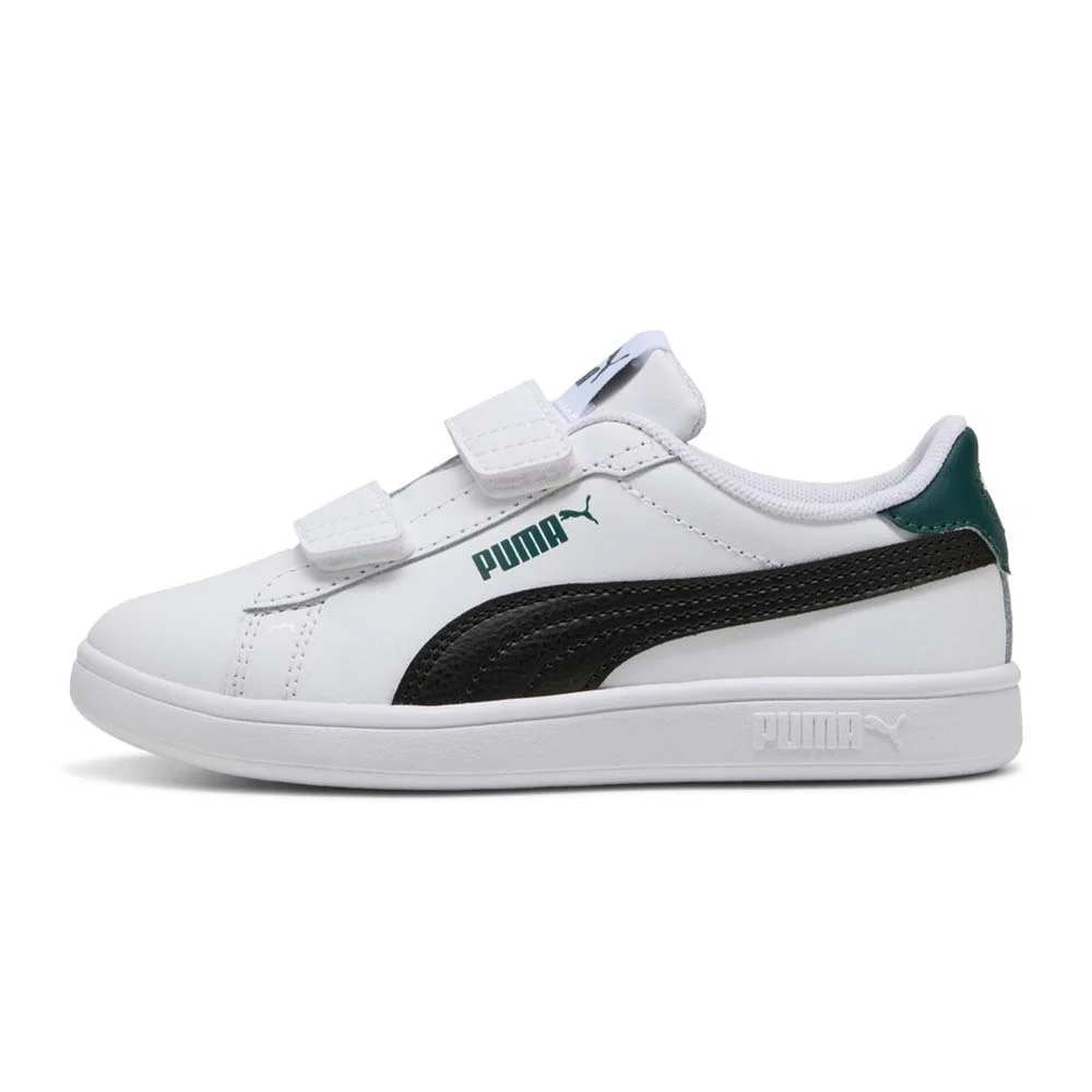 Φωτογραφία προϊόντος: Puma Boy's Smash 3.0 Low Velcro (PS) Άσπρο - Μαύρο 392033-22 (Puma)