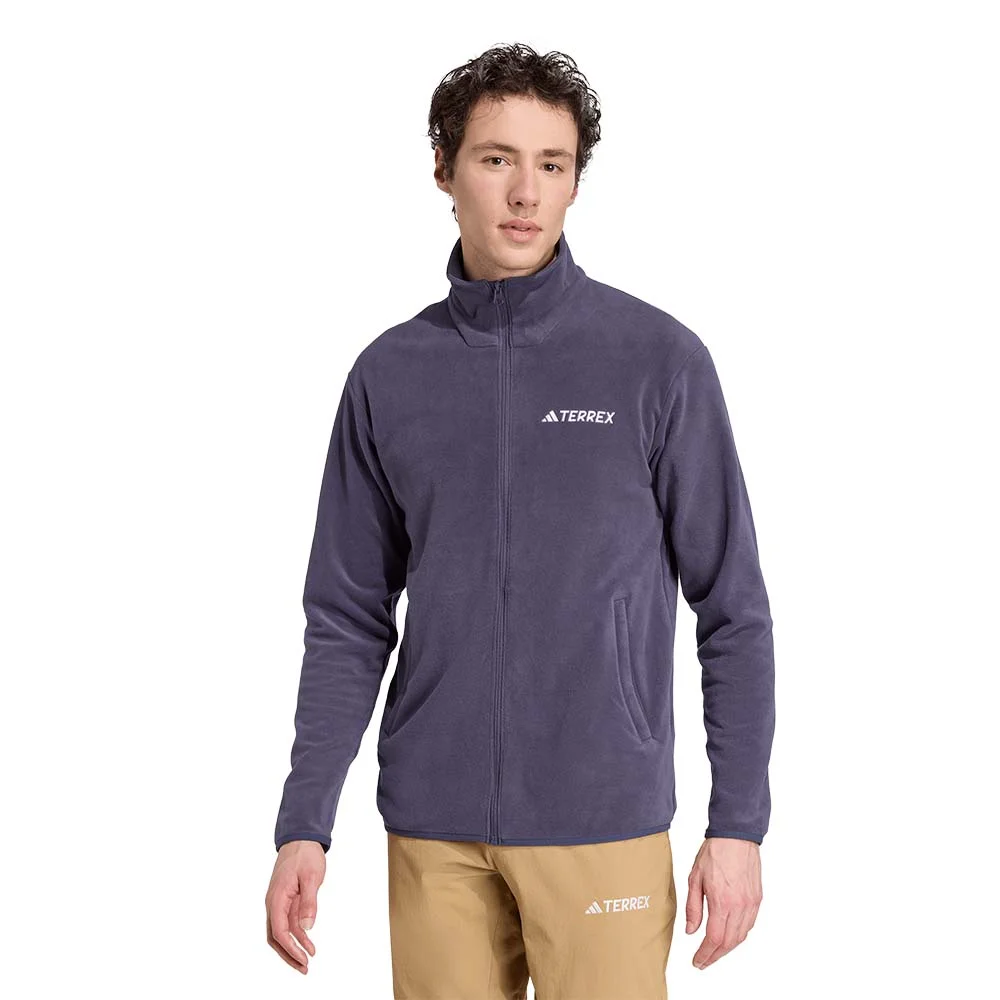 Φωτογραφία προϊόντος: adidas Performance Men's Terrex Multi Essentials Full-Zip Fleece Jacket Μπλε Σκούρο JM3116 (adidas Performance)
