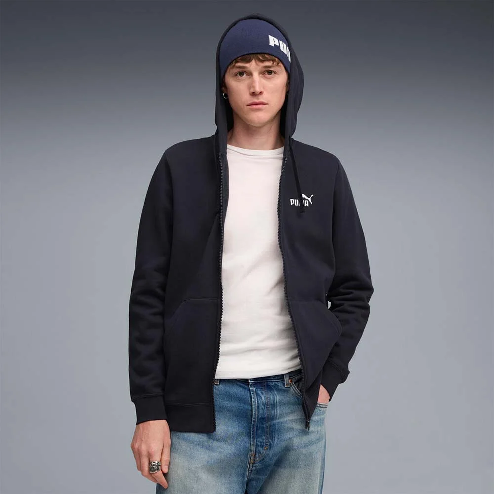 Φωτογραφία προϊόντος: Puma Men's Essentials No 1 Logo Full-Zip Hoodie Μπλε Σκούρο 682658-16 (Puma)