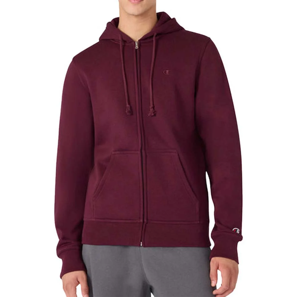 Φωτογραφία προϊόντος: Champion Men's Fleece Full-Zip Small Logo Hoodie Μπορντό 220276-RS522 (Champion)