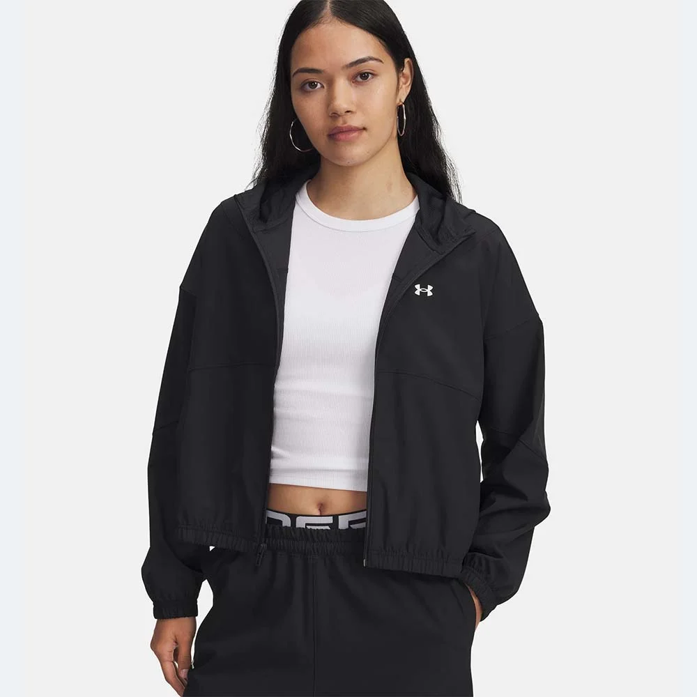 Φωτογραφία προϊόντος: Under Armour Women's Rival Woven Full-Zip Jacket Μαύρο 6004849-005 (Under Armour)