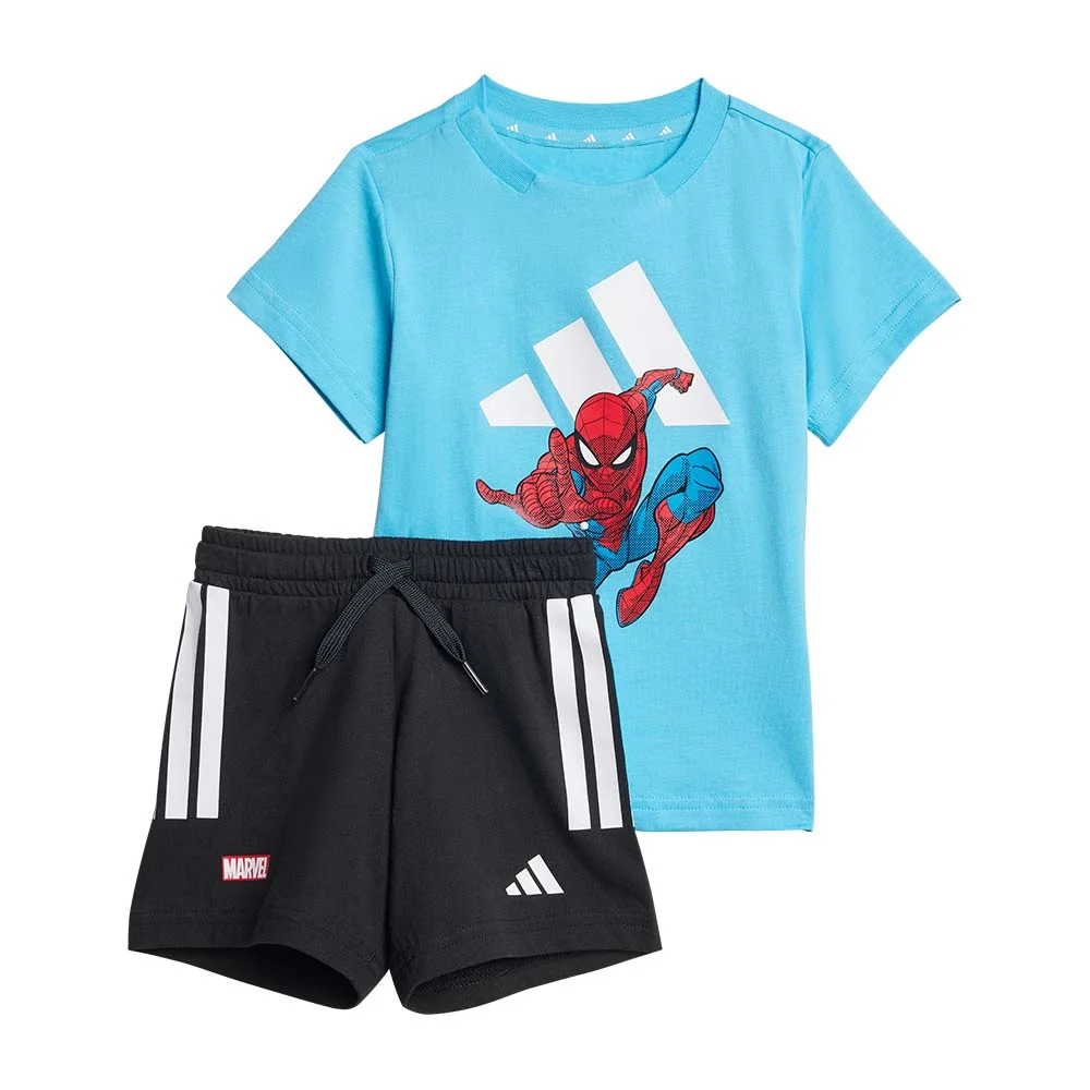 Φωτογραφία προϊόντος: adidas Sportswear Infant's Marvel Spider-Man Tee Set Γαλάζιο JC6259 (adidas Sportswear)