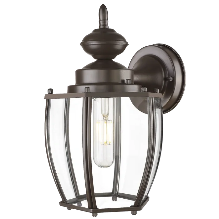Φωτογραφία προϊόντος: COSMOLight Sconce NUUK W01661BZ – Κομψός και Διακριτικός Φωτισμός Εξωτερικού Χώρου Καφέ Σκούρο Καφέ
