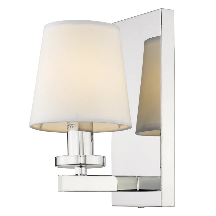 Φωτογραφία προϊόντος: COSMOLight Sconce LONDON W01014CH-WH – Απλίκα Τοίχου Ασημί