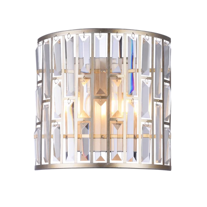 Φωτογραφία προϊόντος: COSMOLight Απλίκα Τοίχου KYIV W02103CP Champagne Σαμπανιζέ