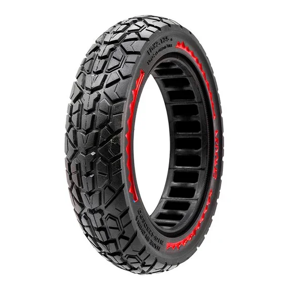 Φωτογραφία προϊόντος: eWheel (NEDONG) ΕΛΑΣΤΙΚΟ SOLID (ΣΥΜΠΑΓΕΣ) 10X2.125-6.5 ΓΙΑ ΗΛΕΚΤΡΙΚΑ ΠΑΤΙΝΙΑ BLACK/RED EWM971
