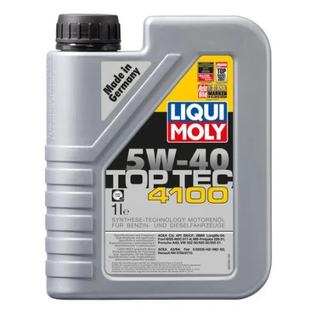 Φωτογραφία προϊόντος: Λάδι LIQUI MOLY Top Tec 4100 5W-40 1lt