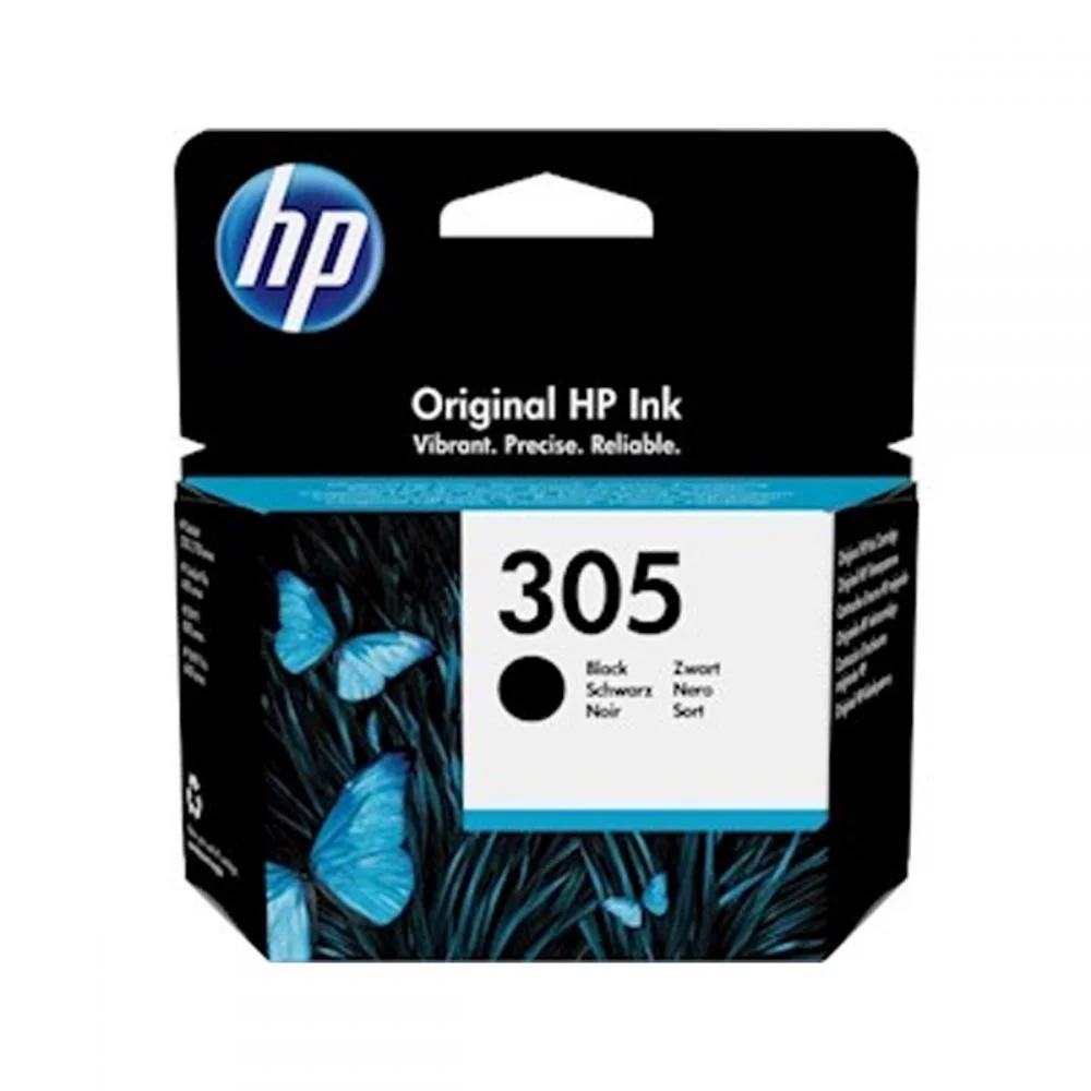 Φωτογραφία προϊόντος: Hewlett Packard HP 305 Black Original Ink Cartridge - 3YM61AE