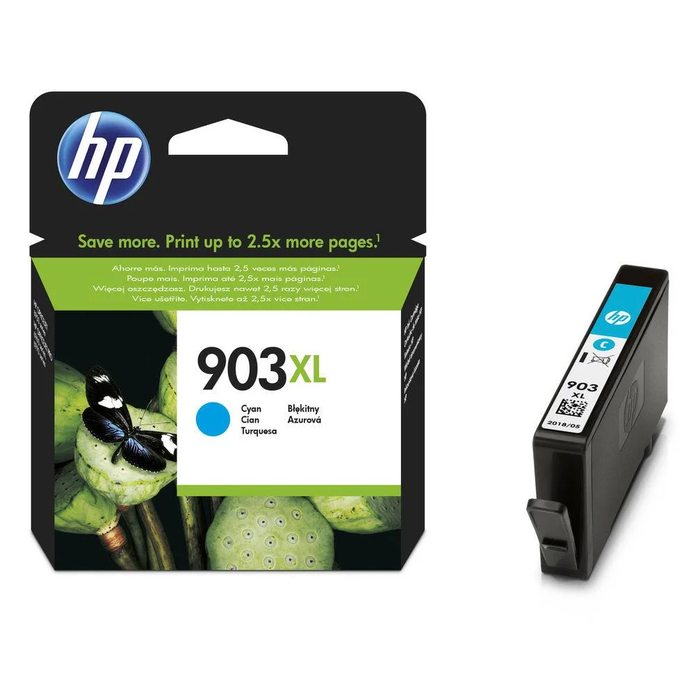 Φωτογραφία προϊόντος: Hewlett Packard HP 903XL CYAN INK CARTR - T6M03AE