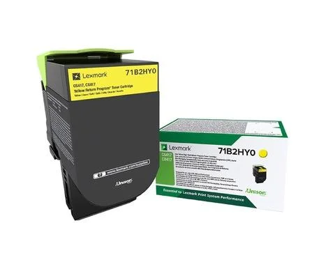 Φωτογραφία προϊόντος: Toner Laser Lexmark 71B2HY0 High Yield Yellow -3.5k Pgs - 71B2HY0