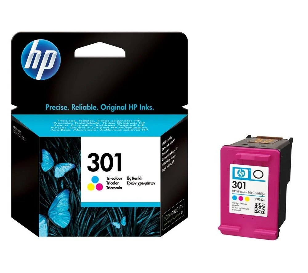 Φωτογραφία προϊόντος: Hewlett Packard Ink HP No 301 Tri-Color - 3ml - 150Pgs - CH562EE