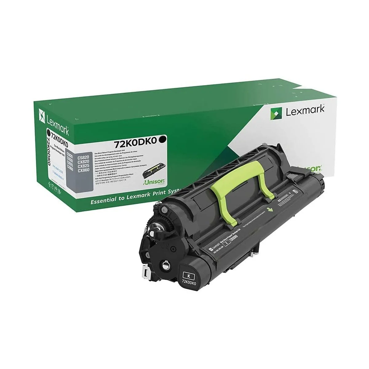 Φωτογραφία προϊόντος: Developer Unit Laser Lexmark 72K0DK0 Black -300k Pgs - 72K0DK0
