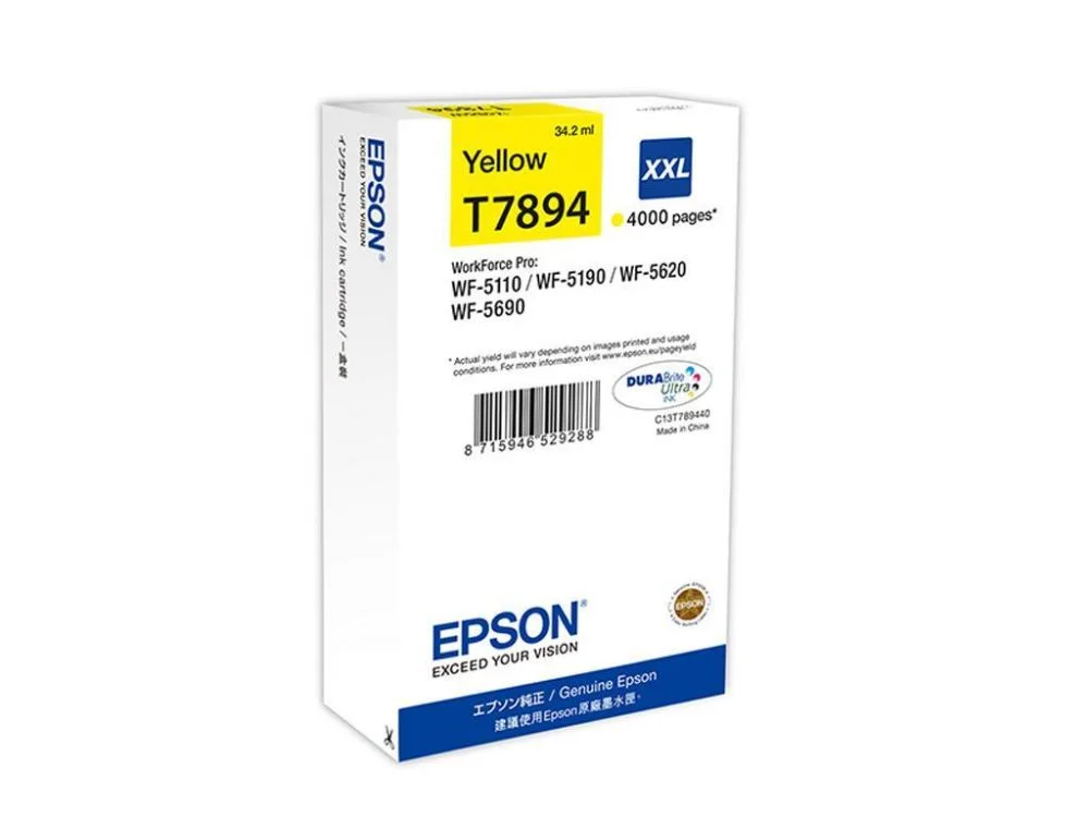 Φωτογραφία προϊόντος: Ink Epson T789440 Yellow with pigment ink -Size XXL - C13T789440