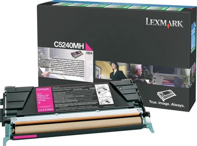 Φωτογραφία προϊόντος: Toner Laser Lexmark C5240MH Magenta High Yield 5K Pgs - C5240MH