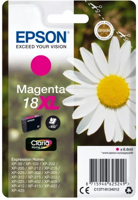 Φωτογραφία προϊόντος: Ink Epson T181340 XL Magenta with pigment ink - C13T18134012