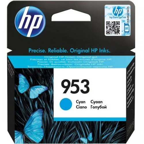 Φωτογραφία προϊόντος: Hewlett Packard HP 953 CYAN INK CARTR - F6U12AE