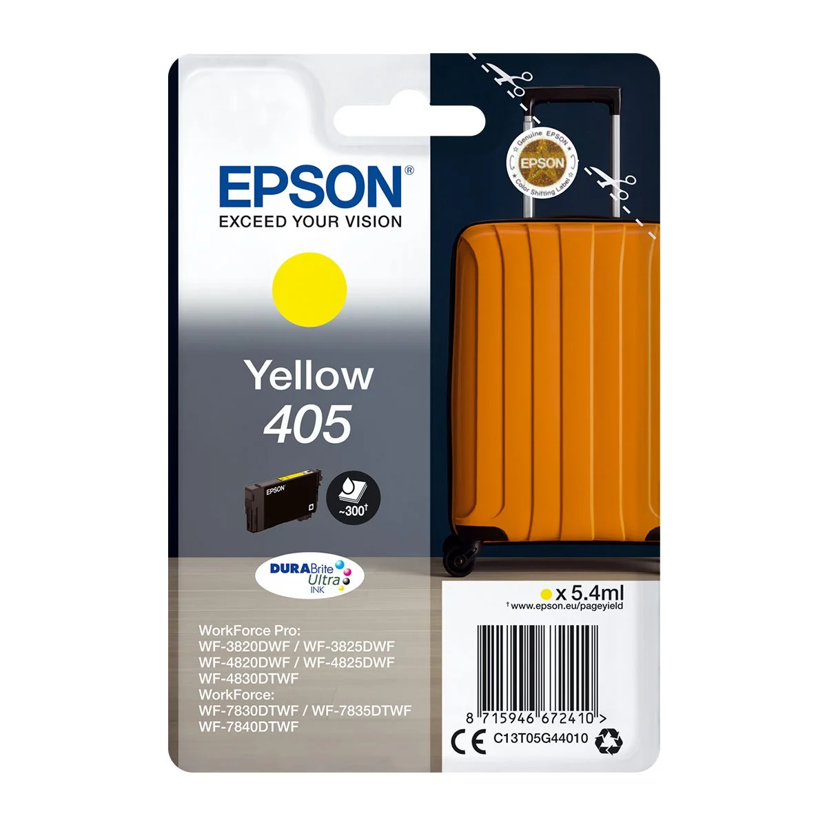 Φωτογραφία προϊόντος: Ink DURABrite Ultra Epson T05G440 C13T05G440 Yellow 5.4ml - C13T05G44010