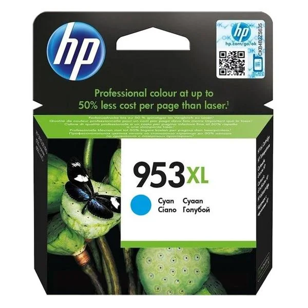 Φωτογραφία προϊόντος: Hewlett Packard HP 953XL CYAN INK CARTR - F6U16AE