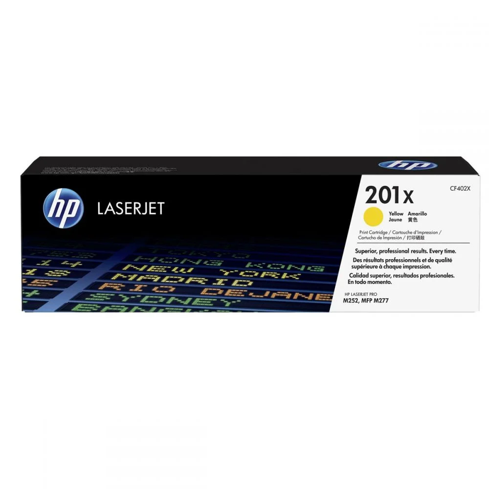 Φωτογραφία προϊόντος: Hewlett Packard Toner Laser 201X HP LJ Color M252 Yellow 2,3K Pgs - CF402X
