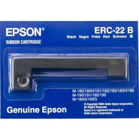 Φωτογραφία προϊόντος: Ribbon Epson C43S015358 ERC-22B Black - C43S015358