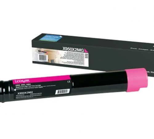 Φωτογραφία προϊόντος: Toner Laser Lexmark X950X2MG Magenta Extra High Yield - 22k Pgs - X950X2MG
