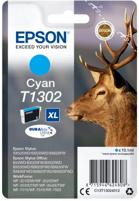 Φωτογραφία προϊόντος: Ink Epson T13024010 Cyan with pigment ink new series Stag-Size XL - C13T13024012