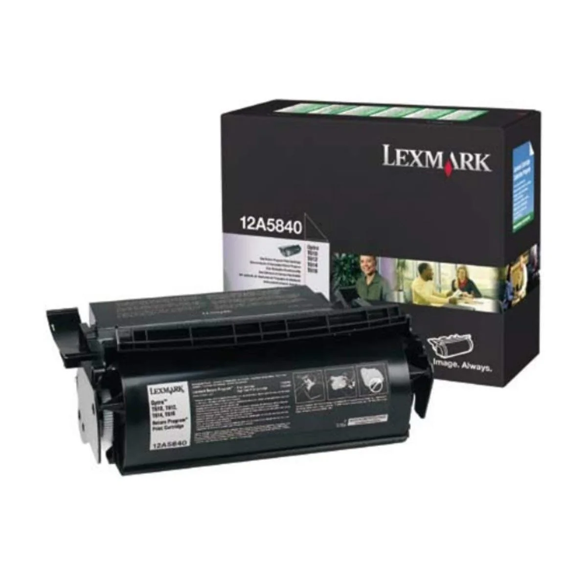 Φωτογραφία προϊόντος: Toner Laser Lexmark 12A5840 Black 10K Pgs - 12A5840