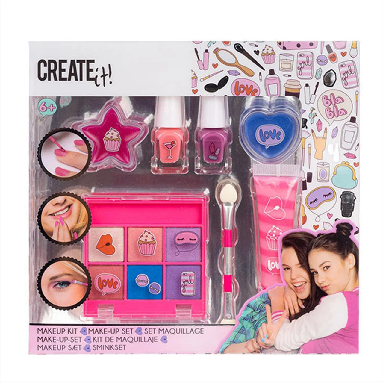 Φωτογραφία προϊόντος: Creat it! Create it! Make Up Set Pink Lilac 7pcs. - 84507