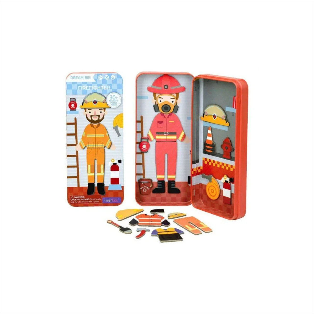 Φωτογραφία προϊόντος: MierEdu - Μαγνητικό Puzzle Firefighter - MEO85