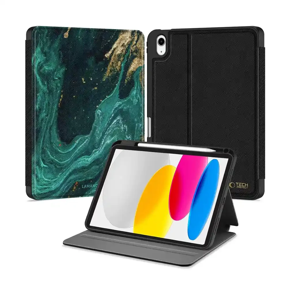 Φωτογραφία προϊόντος: Tech-Protect Θήκη Lamano iPad 10.9” 10 / 2022 / 11” 11 / 2025 Verde Aura