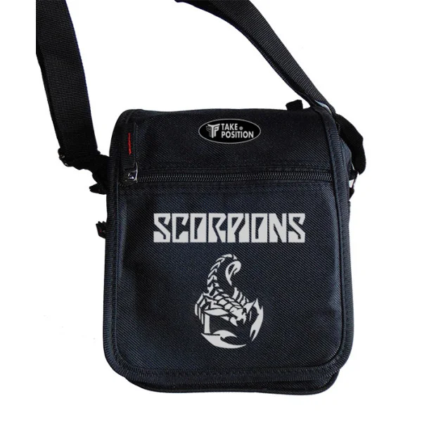 Φωτογραφία προϊόντος: Takeposition Τσαντάκι ώμου Unisex, SCORPIONS, Μαύρο, 23x18x8.50cm, 983-7521