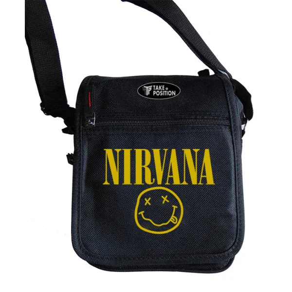 Φωτογραφία προϊόντος: Takeposition Τσαντάκι ώμου Unisex, Nirvana, Μαύρο, 23x18x8.50cm, 983-7503