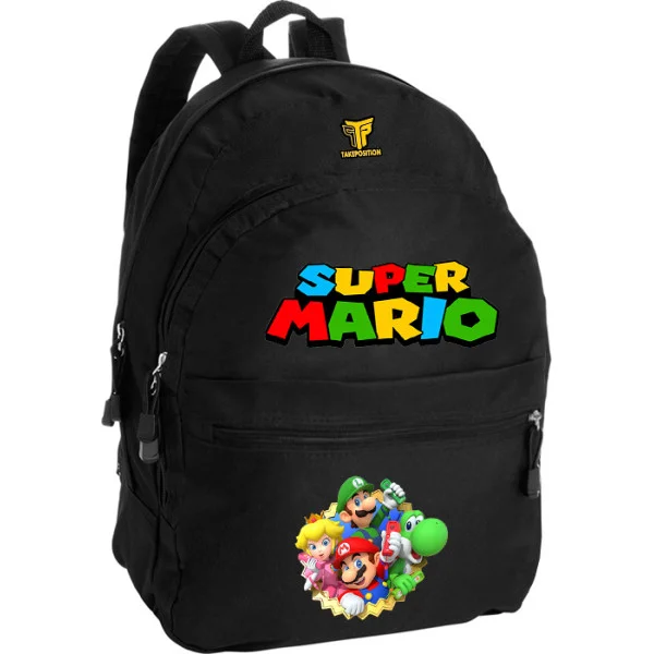 Φωτογραφία προϊόντος: Takeposition Pearl Σακίδιο πλάτης Super Mario company, 1 Κεντρικές θέσεις 40.5x31x15cm,Μαύρο, 976-1109-02