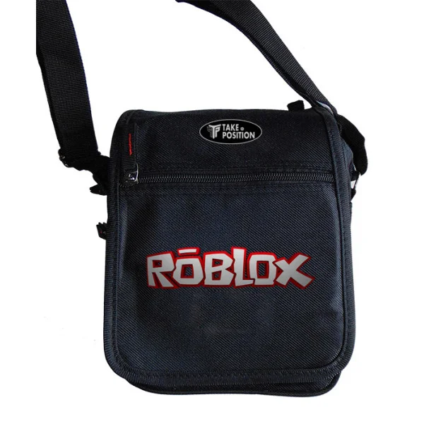 Φωτογραφία προϊόντος: Takeposition Τσαντάκι ώμου Unisex Roblox logo, Μαύρο, 23x18x8.50cm, 983-4707