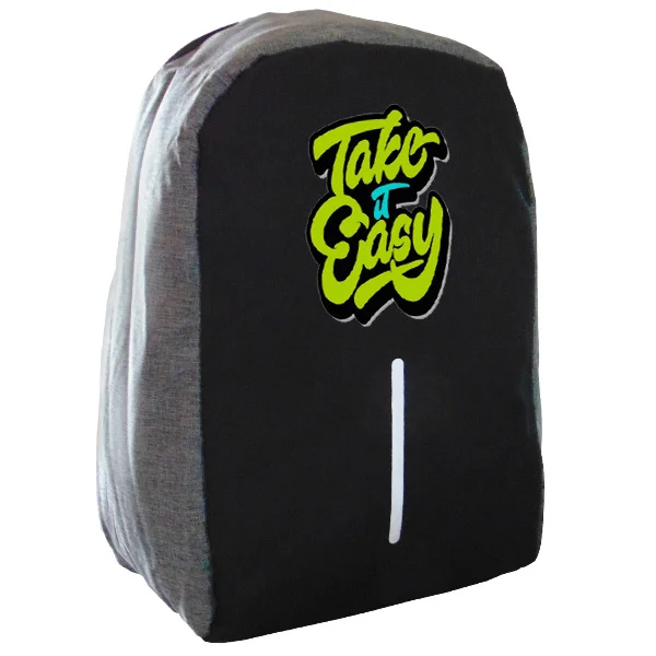 Φωτογραφία προϊόντος: Takeposition Take it easy Σακίδιο πλάτης Razor 1κεντρική θέση Rpet 600D 44Y x 34Μ x 10Π Μαύρο/γκρι 973-5010