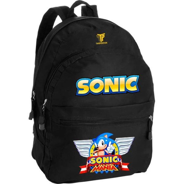 Φωτογραφία προϊόντος: Takeposition Pearl Σακίδιο πλάτης Sonic mania, 1 Κεντρικές θέσεις 40.5x31x15cm ,Μαύρο, 976-1185