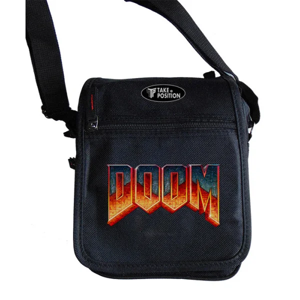 Φωτογραφία προϊόντος: Takeposition Τσαντάκι ώμου Unisex Doom, Μαύρο, 23x18x8.50cm, 983-4731