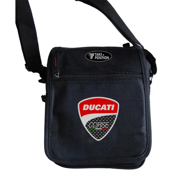 Φωτογραφία προϊόντος: Takeposition Τσαντάκι ώμου Unisex Ducati course, Μαύρο, 23x18x8.50cm, 983-9068