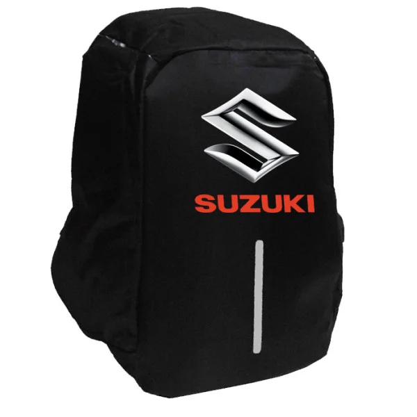 Φωτογραφία προϊόντος: Takeposition Suzuki Logo Σακίδιο πλάτης Razor 1κεντρική θέση Rpet 600D 44Y x 34Μ x 10Π Μαύρο, 973-9049-02