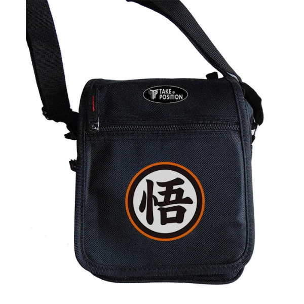 Φωτογραφία προϊόντος: Takeposition Τσαντάκι ώμου Unisex, Anime Goky logo, Μαύρο, 23x18x8.50cm, 983-1065