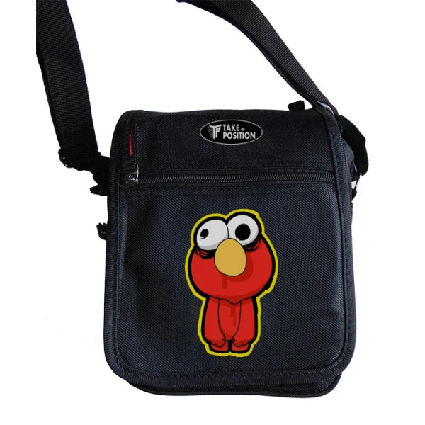 Φωτογραφία προϊόντος: Takeposition Τσαντάκι ώμου Unisex, Elmo, Μαύρο, 23x18x8.50cm, 983-1177