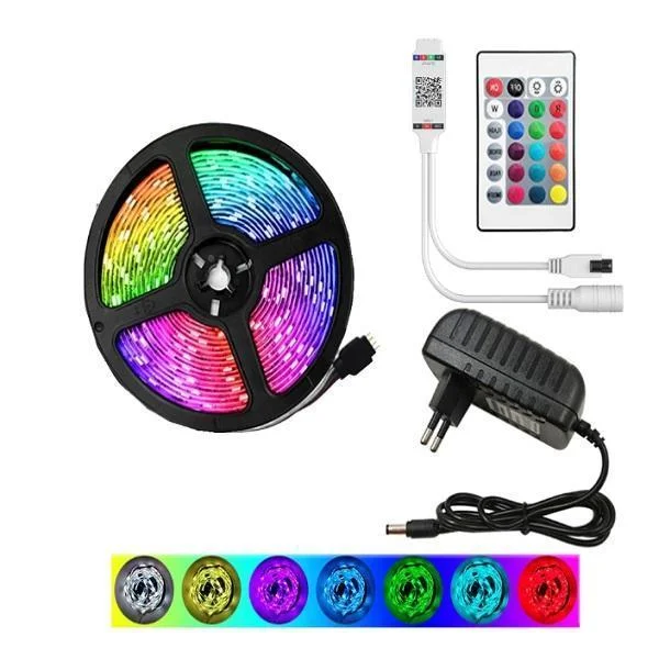 Φωτογραφία προϊόντος: OEM Ταινία LED RGB με κοντρόλ 5 Μέτρα rixme 5050 RZ-138