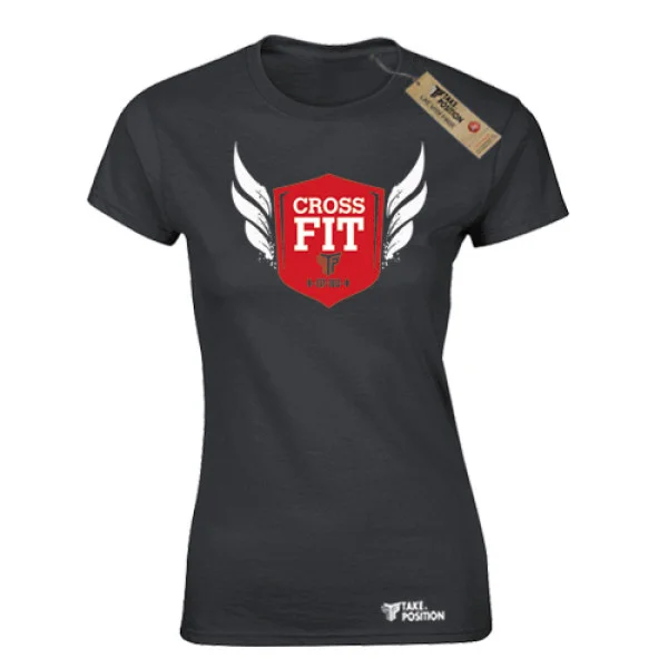 Φωτογραφία προϊόντος: Αθλητικό γυναικείo t-shirt Takeposition Crossfit Tkps μαύρο, 504-5595-02