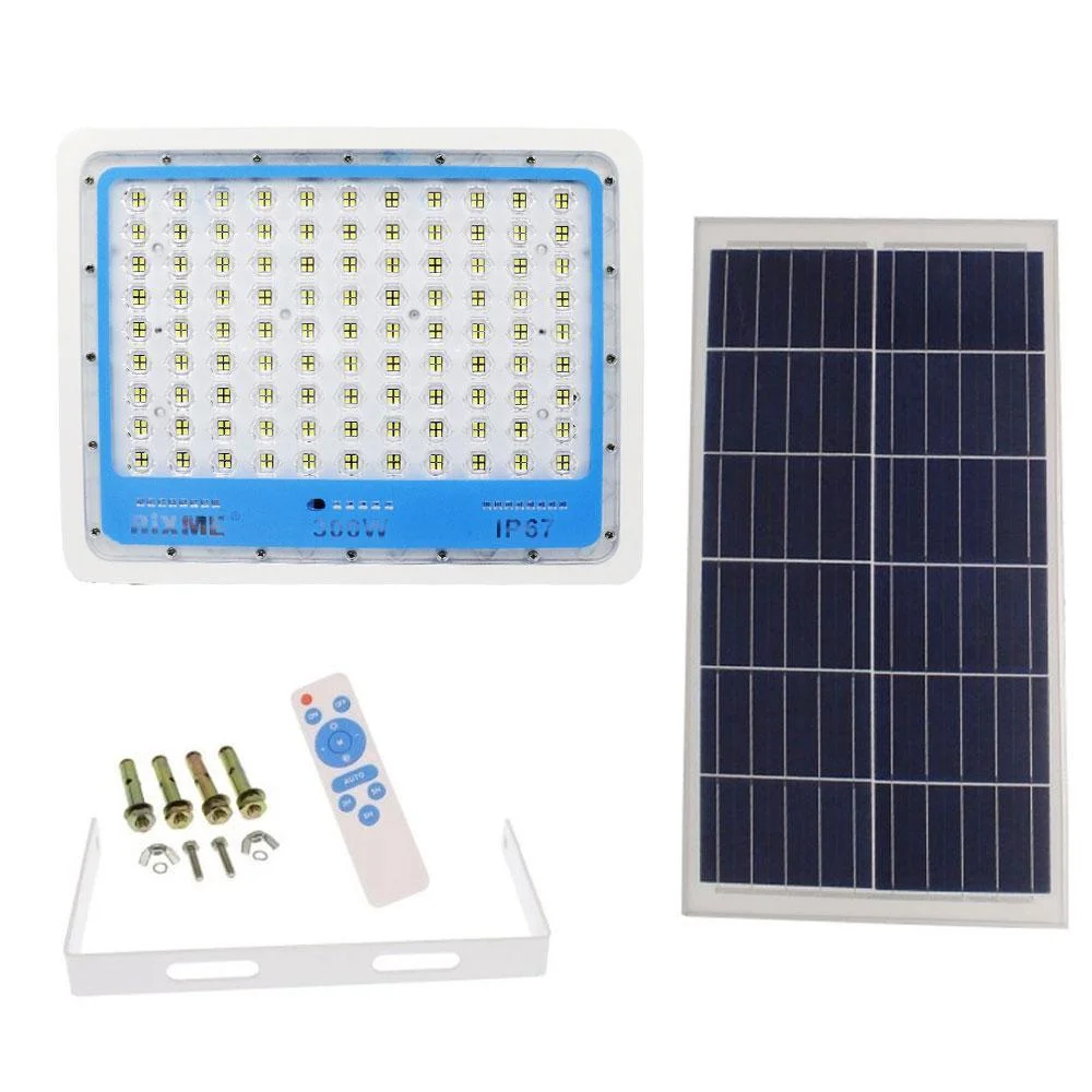 Φωτογραφία προϊόντος: OEM Led Αδιάβροχος Ηλιακός Προβολέας 300W 31680LM με Πάνελ και Τηλεχειριστήριο Rixme RZSL-C300W
