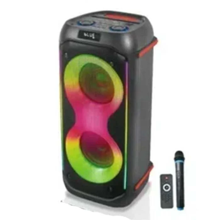 Φωτογραφία προϊόντος: OEM Arrango Φορητό Ηχείο Bluetooth με ενσύρματο μικρόφωνο και λειτουργία καραόκε Μαύρο AC49462