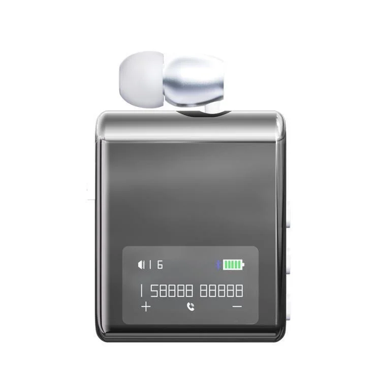 Φωτογραφία προϊόντος: OEM In-ear Bluetooth Handsfree Ακουστικό Πέτου Ασημί K89