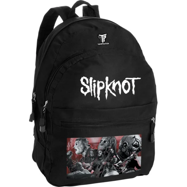 Φωτογραφία προϊόντος: Takeposition Pearl Σακίδιο πλάτης Slipknot, 1 Κεντρικές θέσεις, 40.5x31x15cm ,Μαύρο, 976-7552-02
